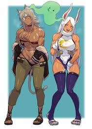 mirko and ghislaine dedoldia (boku no hero academia and 1 more) drawn by  cirenk | Danbooru