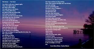 Pink Moon The Pond From Mary Oliver Twelve Moons A Favorite Of Mine Mary Oliver Pink Moon Things To Think About