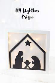 Mit saughaken zur einfachen befestigung. 24 Diy Lightbox Krippe Ars Textura Diy Blog Basteln Weihnachten Krippe Weihnachten Weihnachten Basteln Krippe