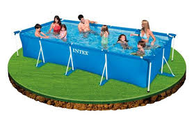 Piscina Desmontable Tubular 450 X 220 X 84 Cm Intex Wrestling Wrestling Ring