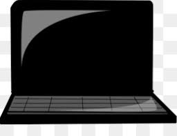 Gambar komputer riba hitam putih. Laptop Hitam Dan Putih Gambar Gambar Png