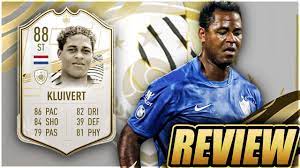 89 93 82 86 43 84. Excellent Value Icon 88 Rated Patrick Kluivert Player Review Fifa 21 Ultimate Team Youtube