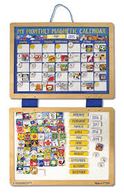 Robot Check Magnetic Calendar Calendar Melissa And Doug