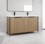 Amazon.com: 60" Bathroom Vanity with Double Sink Combo ...