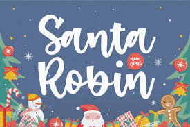 Download Santa Robin Font By Balpirick Creative Fabrica SVG Cut Files