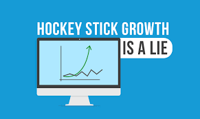 your startups revenue hockey stick growth chart is a lie