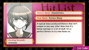 A page for describing characters: Ultra Despair Girls Danganronpa 3 Part 43 Update Xli