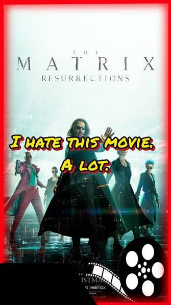The matrix resurrections is bad. And not in a fun way. In a “this shouldn’t  exist” way. #mateix #thematrix #films #movies