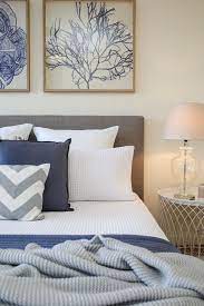 If you can't find the ideas you're looking for in the results for navy blue bedroom ideas and photos, you can refine your search or go directly to the photos page and filter your results. Shabby Chic Coastal Beach Style Hamptons Master Bedroom Waffle Bedding Navy Blue Throw R Contemporary Bedroom Design Master Bedroom Design Bedroom Design