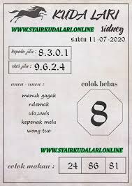 Syair Sdy 11 April 2020