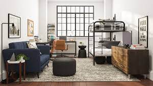 Dorm Room Ideas Stylish Decor Tips College Students Modsy Blog Dorm Living Room College Dorm Room Accessories College Apartment Decor