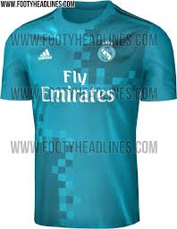 Among these offerings are everything from the signature white kits real madrid wears at estadio santiago bernabéu to a variety of team training jerseys. The Real Madrid 2017 18 Third Kit Introduces A Fresh Look In Teal White And Dark Blue Made By Adidas Real Madrid Team Wear Madrid