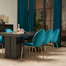 How Gorgeous Are Our New Abbey Chairs With Gold Legs Glamour At Its Finest Dinning Room Chairs Blue Dining Chair Gold Legs