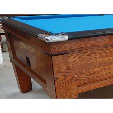 Each outdoor game table is individually built to the style, size, and color that you specify. 8 Foot Slate Electronic Coin Operated Pool Table