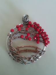 wire pendant by vedat karaca tree of life jewelry jewelry tree beads and wire