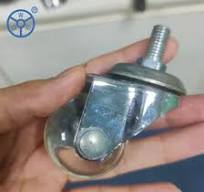 Wbd Factory Direct 35/55/75mm Gel Clear Soft PU Caster Brake Threaded  Transparent Castor Ruedas En PU Swivel Caster Polyurethane Wheel