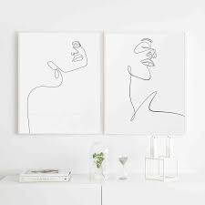 Maybe you would like to learn more about one of these? Wajah Menggambar Sketsa Seni Wanita Dalam Satu Baris Fashion Elegan Hitam Dan Putih Wanita Poster Minimalis Kecantikan Ilustrasi Cetakan Painting Calligraphy Aliexpress
