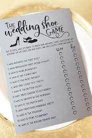 Grey Wedding Shoe Bridal Shower Game Wedding Shoe Game Etsy In 2021 Couple Wedding Shower Bridal Shower Games Bridal Shower