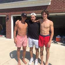 43 if he makes it to the nhl. Luke Hughes On Instagram Happy Bday Brother Cuddlylittlerascal Luke Hughes Quinn Hughes Surfer Guys
