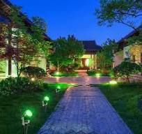 Green Solar Spot Lights With Separate Decor Lights | TSUN ...