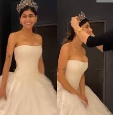 Ex-atriz pornô Mia Khalifa aparece vestida de noiva e movimenta a web  Jornal MEIA HORA - Celebridades e TV