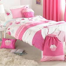 Riva Home Kids Cupcakes Applique Embroidered Bedspread Pink 150 X 200 Cm Cupcake Bedroom Bed Girl Room