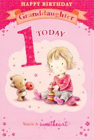 Happy Birthday Greetings For Granddaughter Happy Birthday Granddaughter Google Search 1st Birthday Cards Birthday Greetings 1st Birthday
