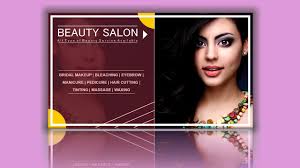 Beautiful silhouette of long hair woman on black and golden background. Beauty Salon Banner Design Beauty Parlour Banner Design Professional Beauty Parlour Banner Youtube