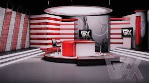 Pin On Virtual Set Tv Studio Set
