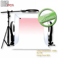 Digpro 60cm 3 Light Soft Lighting Studio Kit Plus