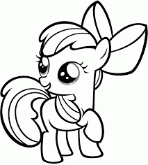 Maybe she pretends her hair is a colorful pony mane? My Little Pony Coloring Page Coloring Home