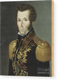 Portrait Of Marshall Antonio Jose De Sucre Wood Print
