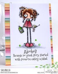 Colorado craft company (84) concord and 9th (11) couture creations (32) craft consortium (26) Www Stampingbella Com Rubber Stamp Oddball With A Martini Card By Michele Boyer Handmade Birthday Cards Card Making Card Craft