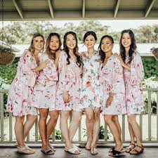 Dream Lover Floral Robe In 2020 Floral Robes Bridal Party Robes Bridal Robes
