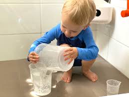 A just bathed baby is so sweet. Our Picks For Educational Bath Toys Household Items To Use In The Bath How We Montessori