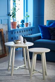 The dimensions make the table easy to place in the room. Kragsta Nesting Tables Set Of 2 Light Beige Ikea