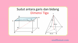 Silakan untuk mengunduh soal dimensi tiga terbaru pada link di bawah ini: Contoh Soal Sudut Antara Garis Dan Bidang Dimensi Tiga Soalfismat Com
