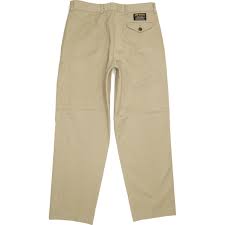 Lee Champ Men Beige Straight Regular Trousers W33 L30