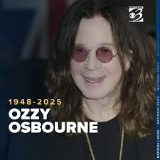 https://bit.ly/46ohE9E Ozzy Osbourne has died "surrounded by love" at the  age of 76, a statement from his family said. Less than a month ago,  Osbourne performed his final live show, thrilling 40,000
