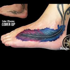 The design of sketches for cover up must be specifically chosen to overlap an old tattoo entirely. Foot Cover Up Tattoo Best Tattoo Ideas Gallery