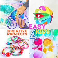 Art projects for kids.org is a participant in the amazon services llc associates program, an affiliate advertising program designed to provide a means for me to earn fees by linking to amazon.com and affiliated sites. 80 Easy Creative Projects For Kids Babble Dabble Do