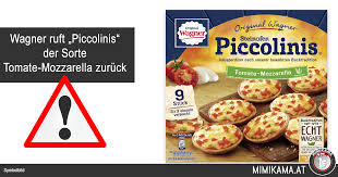 A proper chocolate nut cake would be better. Wagner Ruft Piccolinis Der Sorte Tomate Mozzarella Zuruck