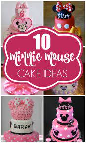 Use a sharp knife (i like to use an exacto knife) to. 10 Cutest Minnie Mouse Cakes Everyone Will Love Pretty My Party