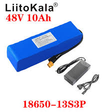 Lithium batteries are smaller, lighter and more reliable. Liitokala E Bike Battery 48v 10ah Li Ion Battery Pack Bike Conversion Kit Bafang 1000w And Charger Xt60 Plug Electric Bicycle Battery Aliexpress