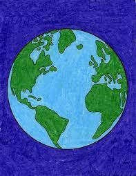 All you will need is a pencil, pen, or marker, and a sheet of paper. How To Draw The Earth Art Projects For Kids