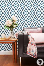 Renter Friendly Wallpaper Options Horses Heels Renter Friendly Wallpaper Removable Wallpaper Diamond Tribal