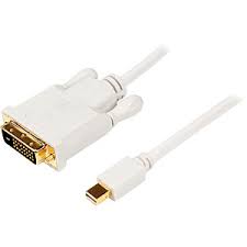 Connect your pc to the displayport in connection on the first monitor. St Mdp2dvimm6w Cable Mini Displayport To Dvi 1 8 M White At Reichelt Elektronik