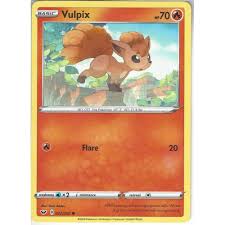 Personalized pokemon vulpix 20 or 30 ounce glitter tumbler. Pokemon Trading Card Game 022 202 Vulpix Common Card Sword Shield Base Set Trading Card Games From Hills Cards Uk