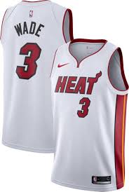 Authentic miami heat jerseys are at the official online store of the national basketball association. Nike Men S Miami Heat Dwyane Wade 3 White Dri Fit Swingman Jersey Dick S Sporting Goods