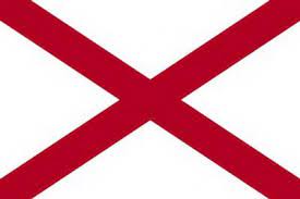 The flag of the state of alabama shall be a crimson cross of st. Flaggenparadies Flagge Fahne Alabama